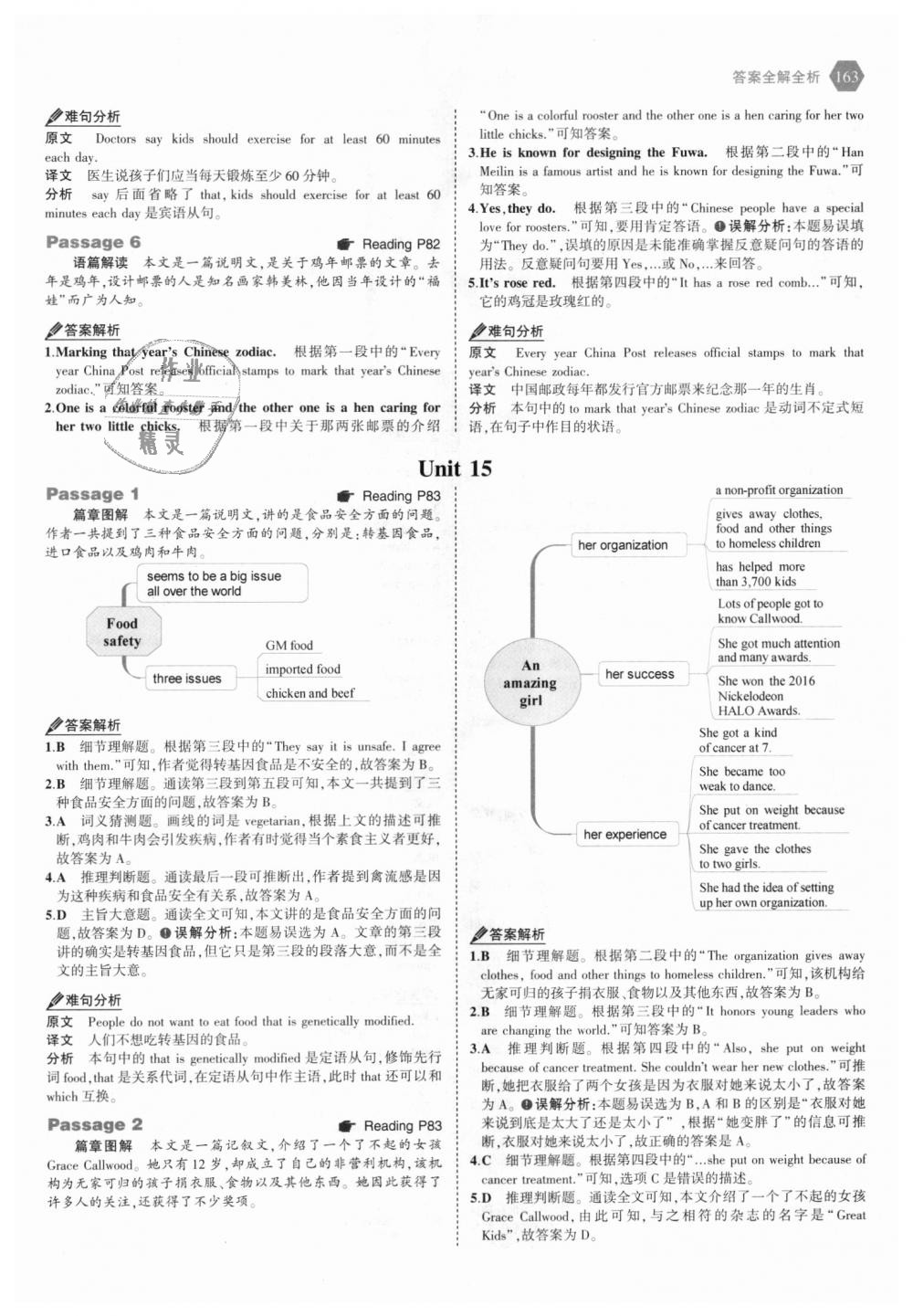 2018年53English八年級英語完形填空與閱讀理解150加50篇 第29頁