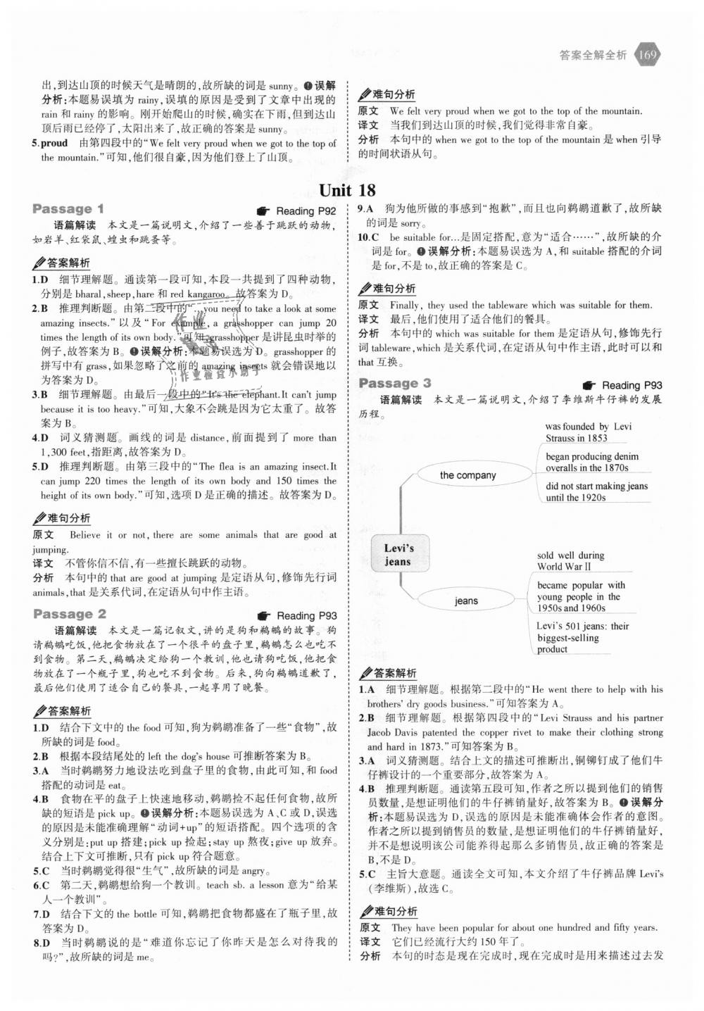 2018年53English八年級英語完形填空與閱讀理解150加50篇 第35頁