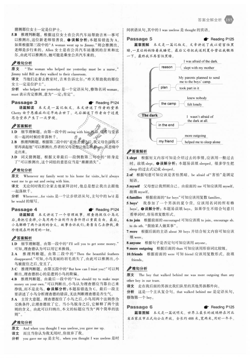 2018年53English八年級(jí)英語完形填空與閱讀理解150加50篇 第51頁