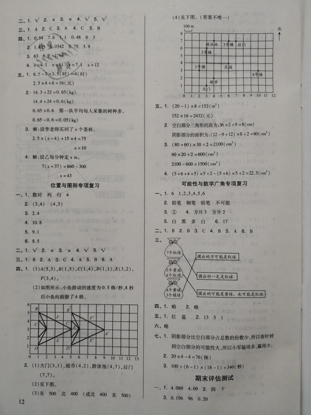 2018年新思維伴你學(xué)五年級數(shù)學(xué)上冊人教版 第12頁