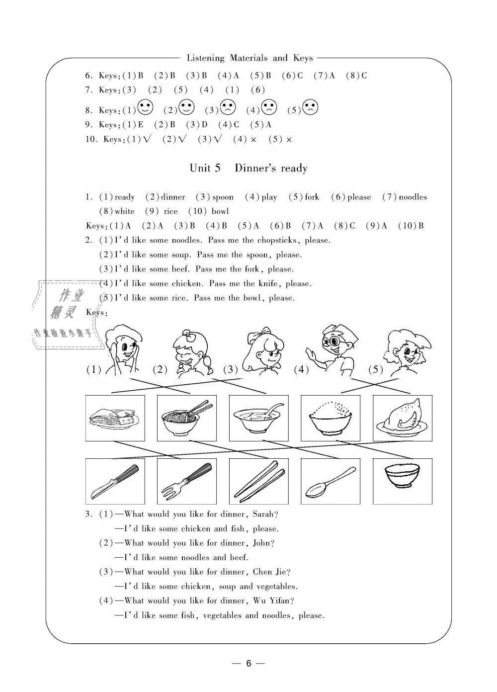 2018年新課標學習方法指導叢書四年級英語上冊人教版 第6頁