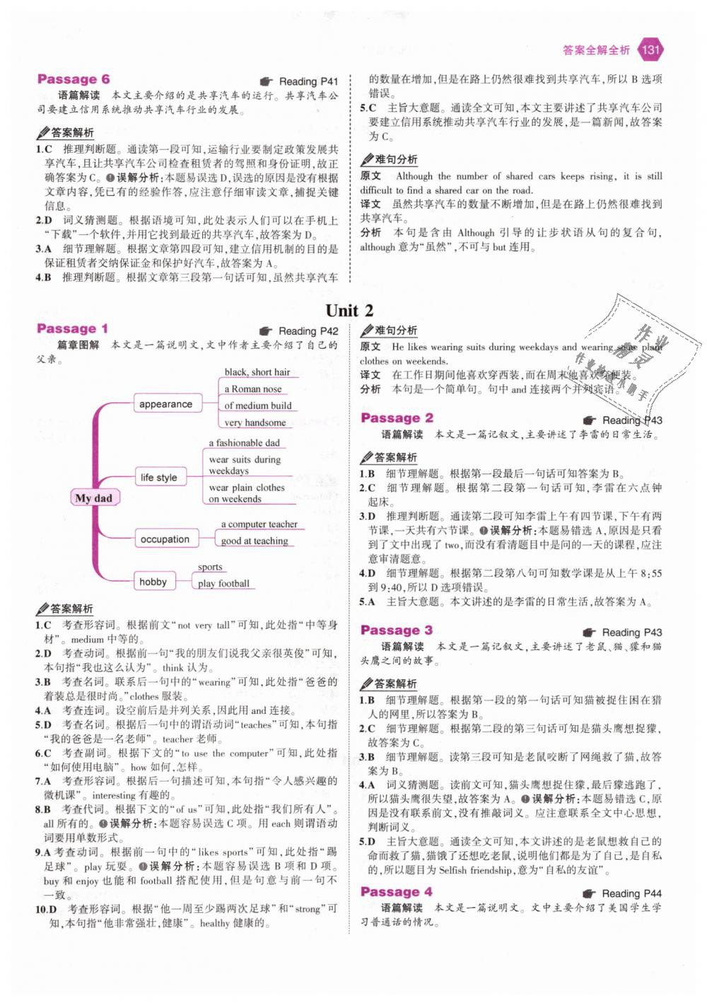 2018年53English七年級(jí)英語(yǔ)完形填空與閱讀理解150加50篇 第5頁(yè)