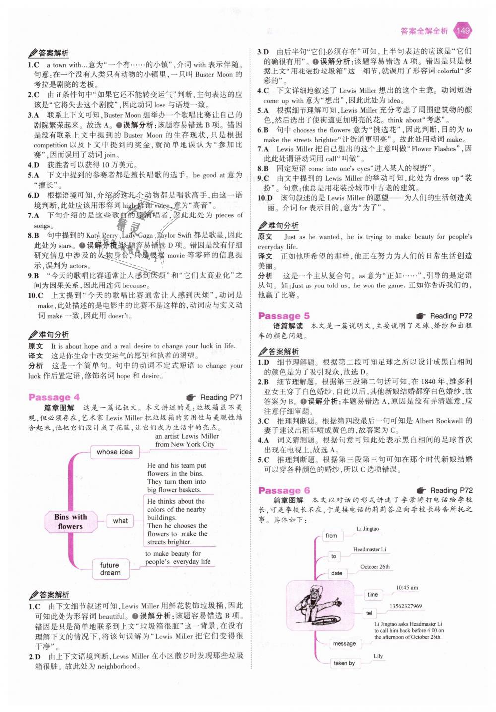 2018年53English七年級(jí)英語完形填空與閱讀理解150加50篇 第23頁