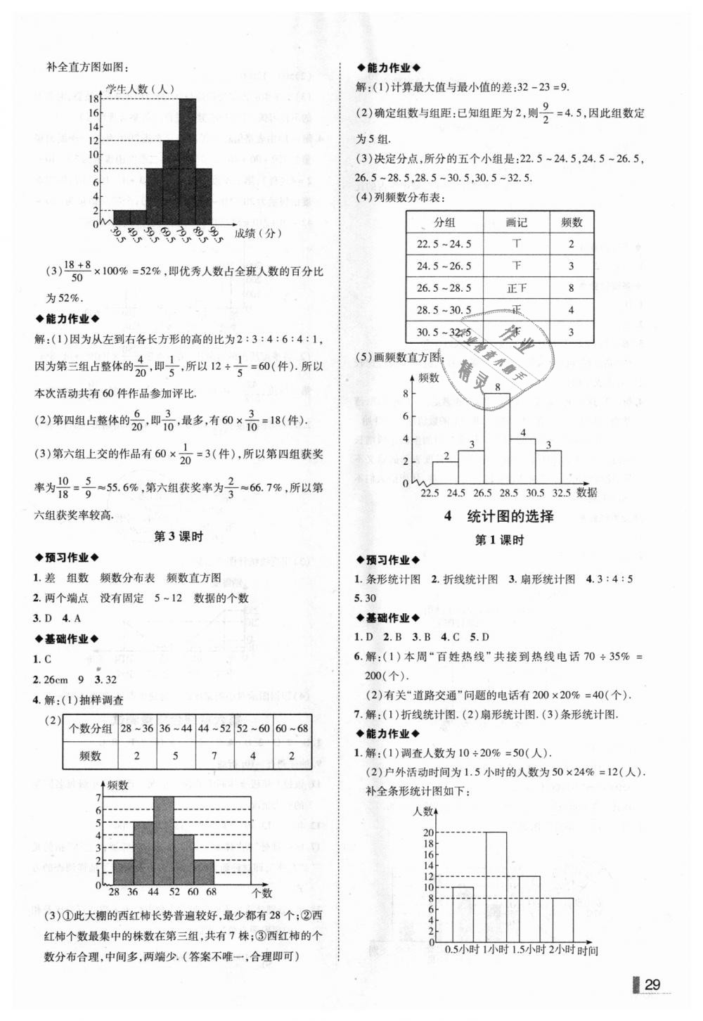 2018年遼寧作業(yè)分層培優(yōu)學(xué)案七年級數(shù)學(xué)上冊北師大版 第29頁