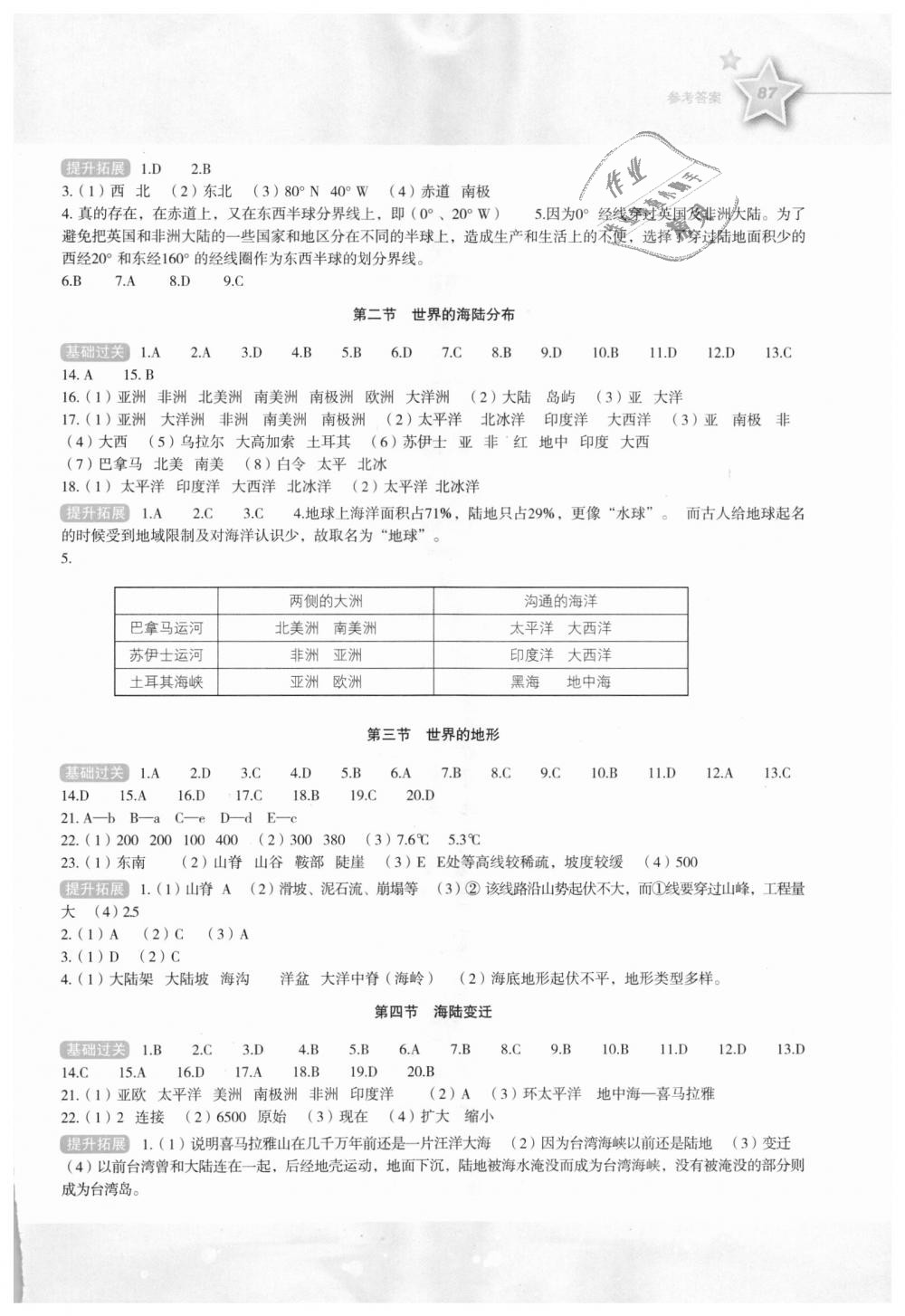 2018年新課標初中地理同步伴你學七年級上冊湘教版 第2頁