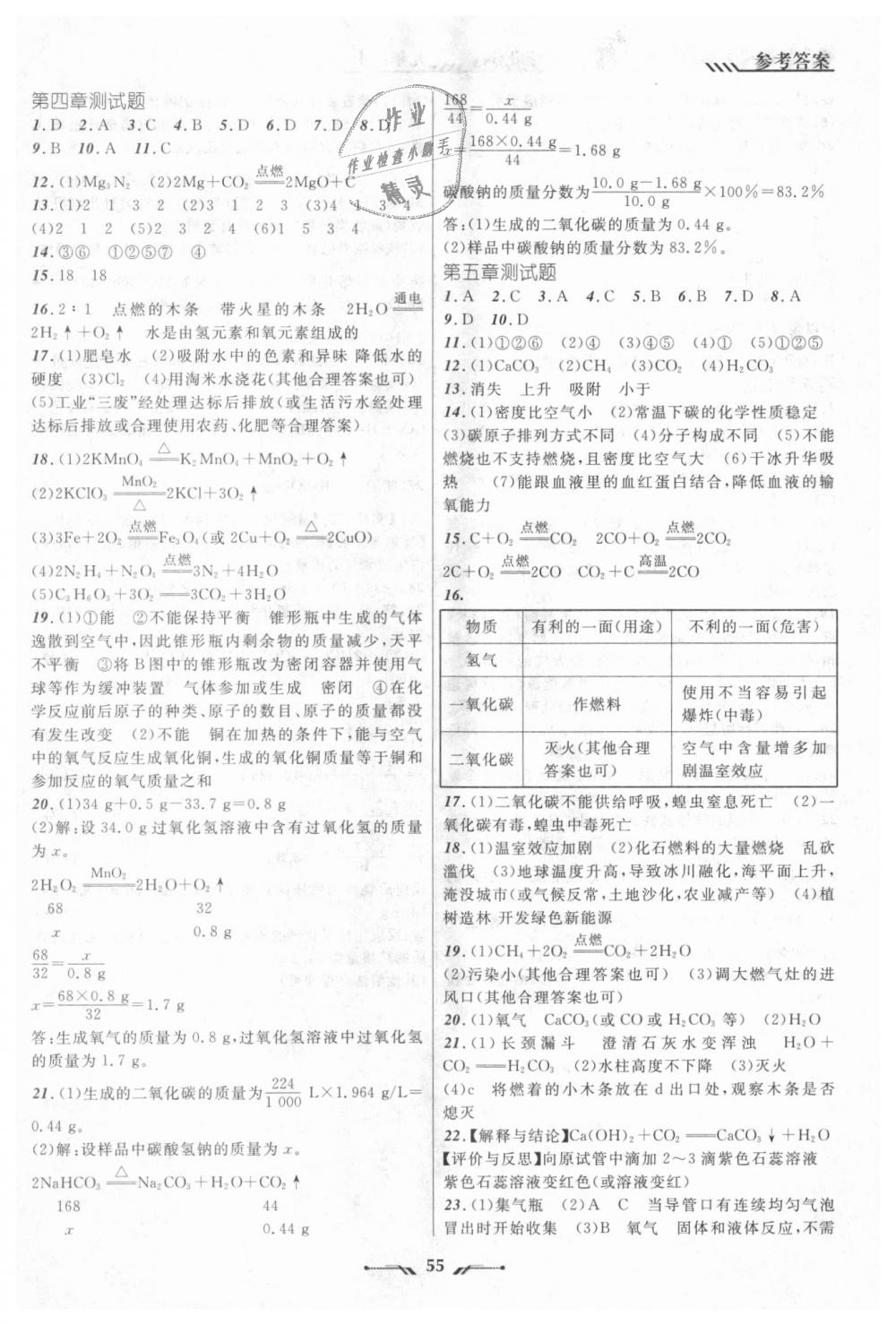 2018年新课程新教材导航学化学九年级上册科学版 第23页