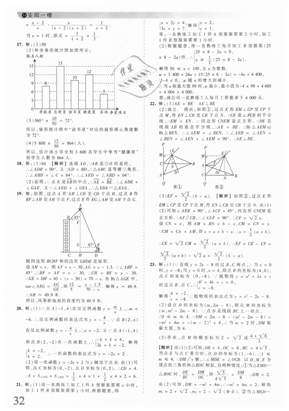 2018年王朝霞河南中考中考真題精編數(shù)學(xué) 第32頁