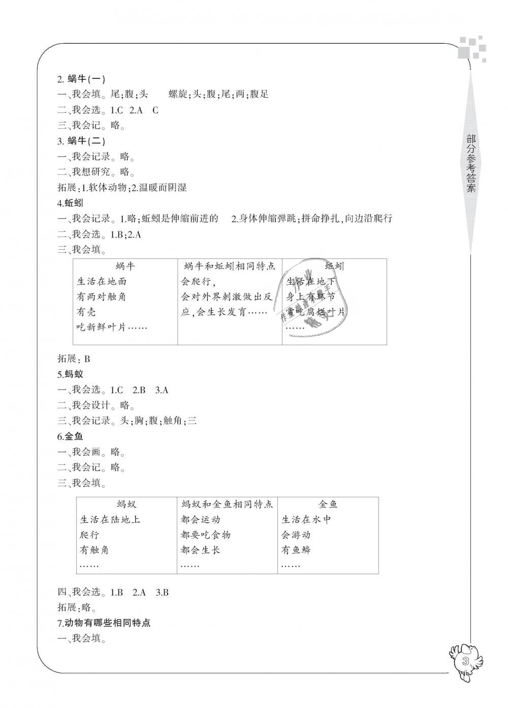 2018年新課標學習方法指導叢書三年級科學上冊教科版 第3頁