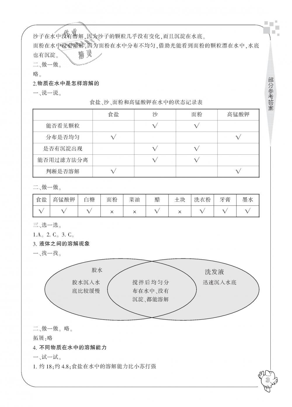 2018年新課標學習方法指導叢書四年級科學上冊教科版 第3頁