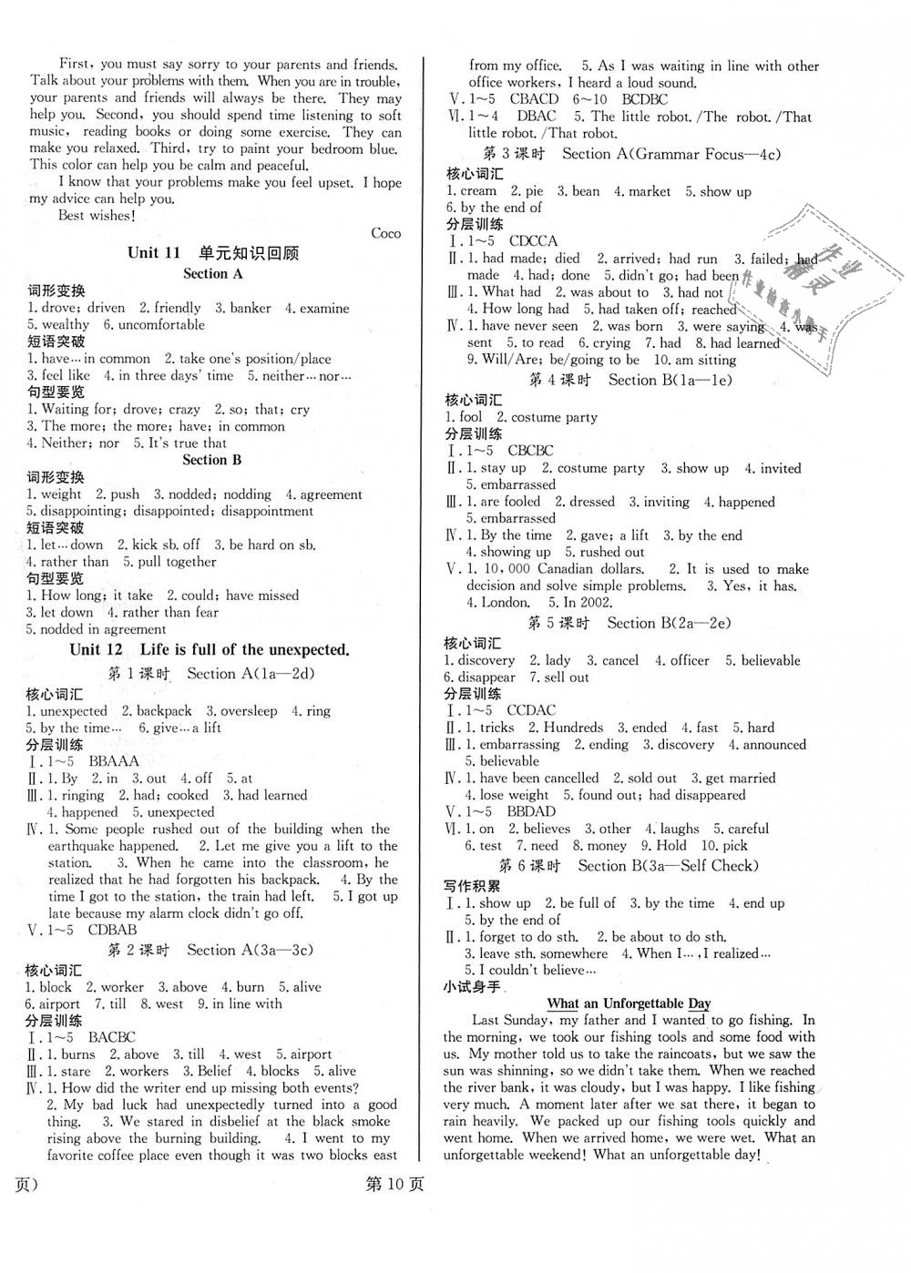 2018年全效學(xué)習(xí)學(xué)業(yè)評(píng)價(jià)方案九年級(jí)英語(yǔ)全一冊(cè)人教版 第10頁(yè)