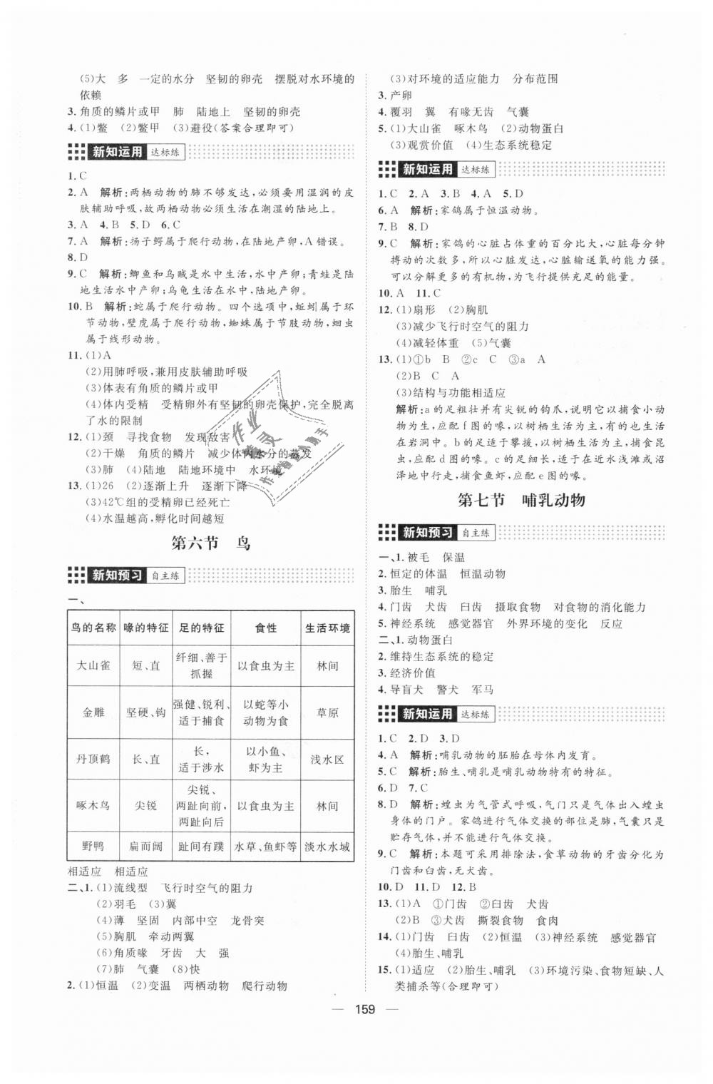 2018年練出好成績八年級生物上冊人教版 第3頁