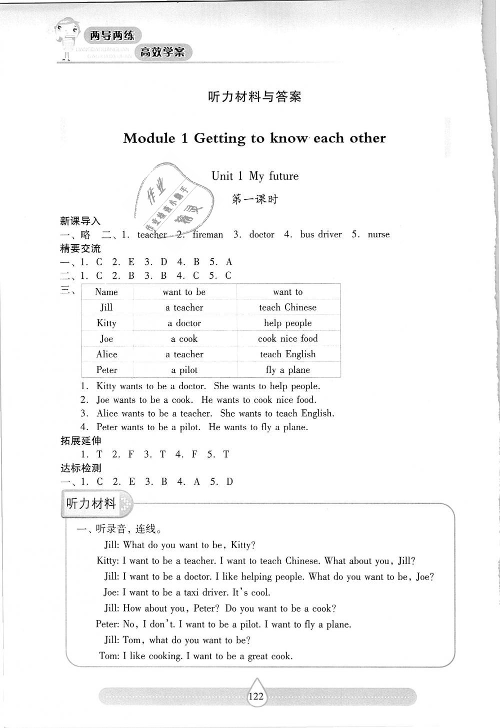 2018年新課標兩導兩練高效學案五年級英語上冊上教版 第14頁