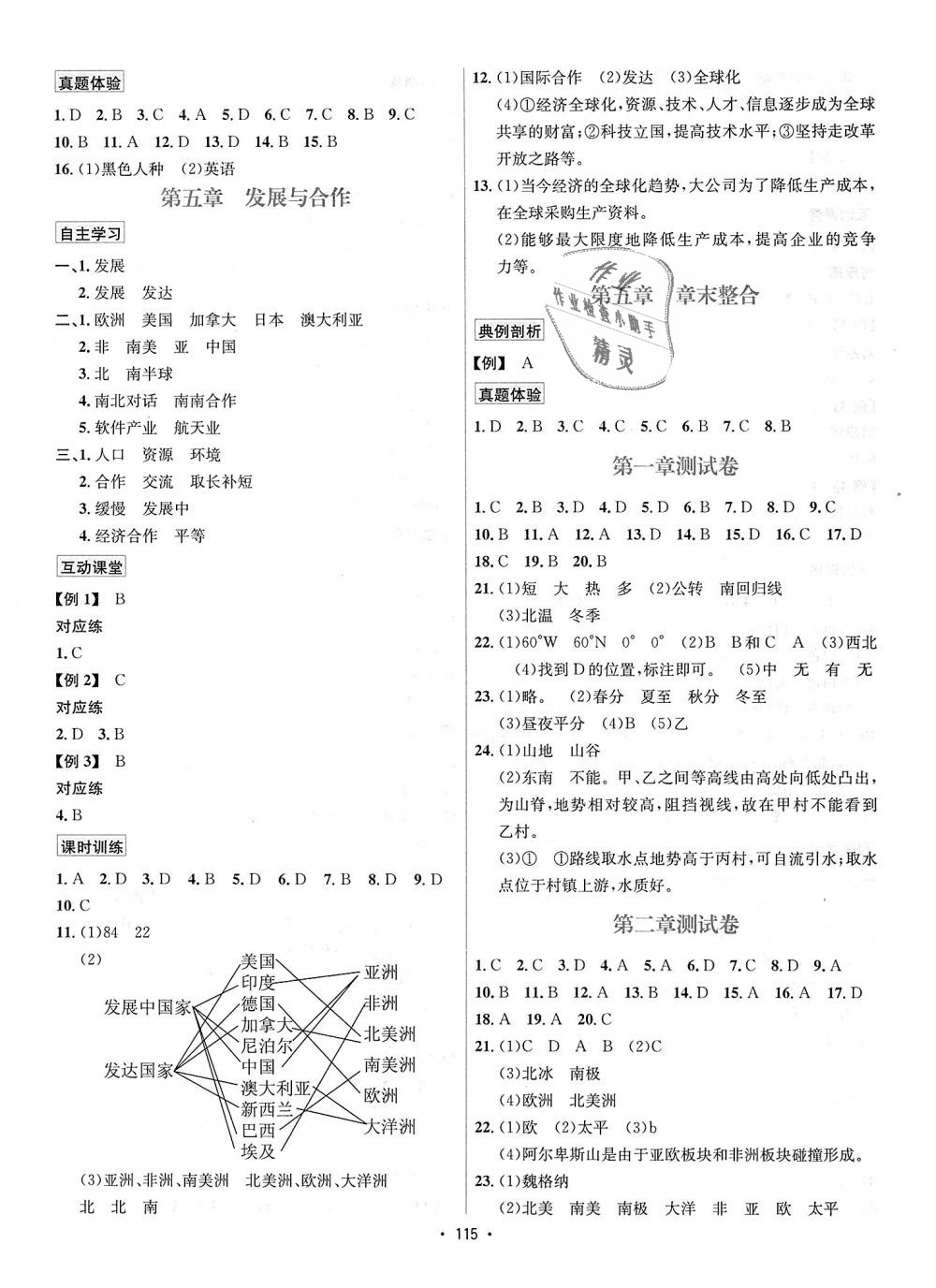 2018年優(yōu)學名師名題七年級地理上冊人教版 第7頁