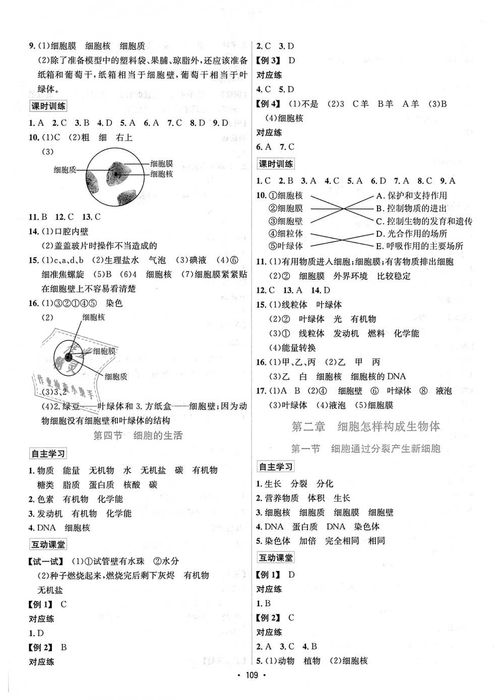 2018年優(yōu)學(xué)名師名題七年級(jí)生物上冊(cè)人教版 第5頁(yè)