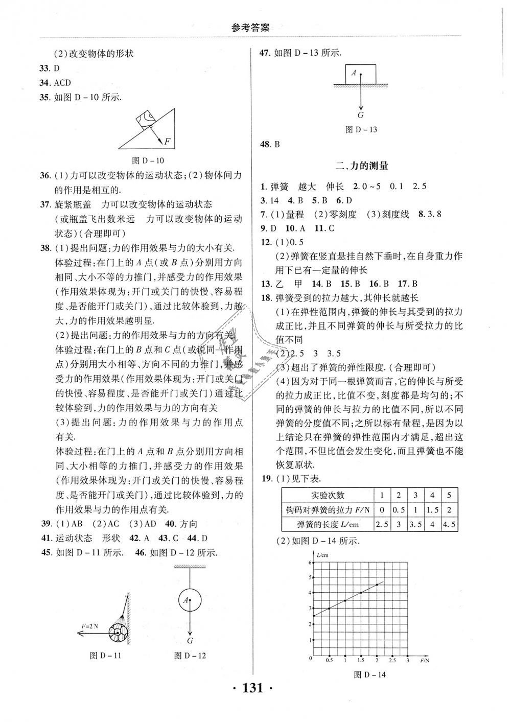 2018年新課改課堂作業(yè)八年級物理上冊北京課改版 第8頁