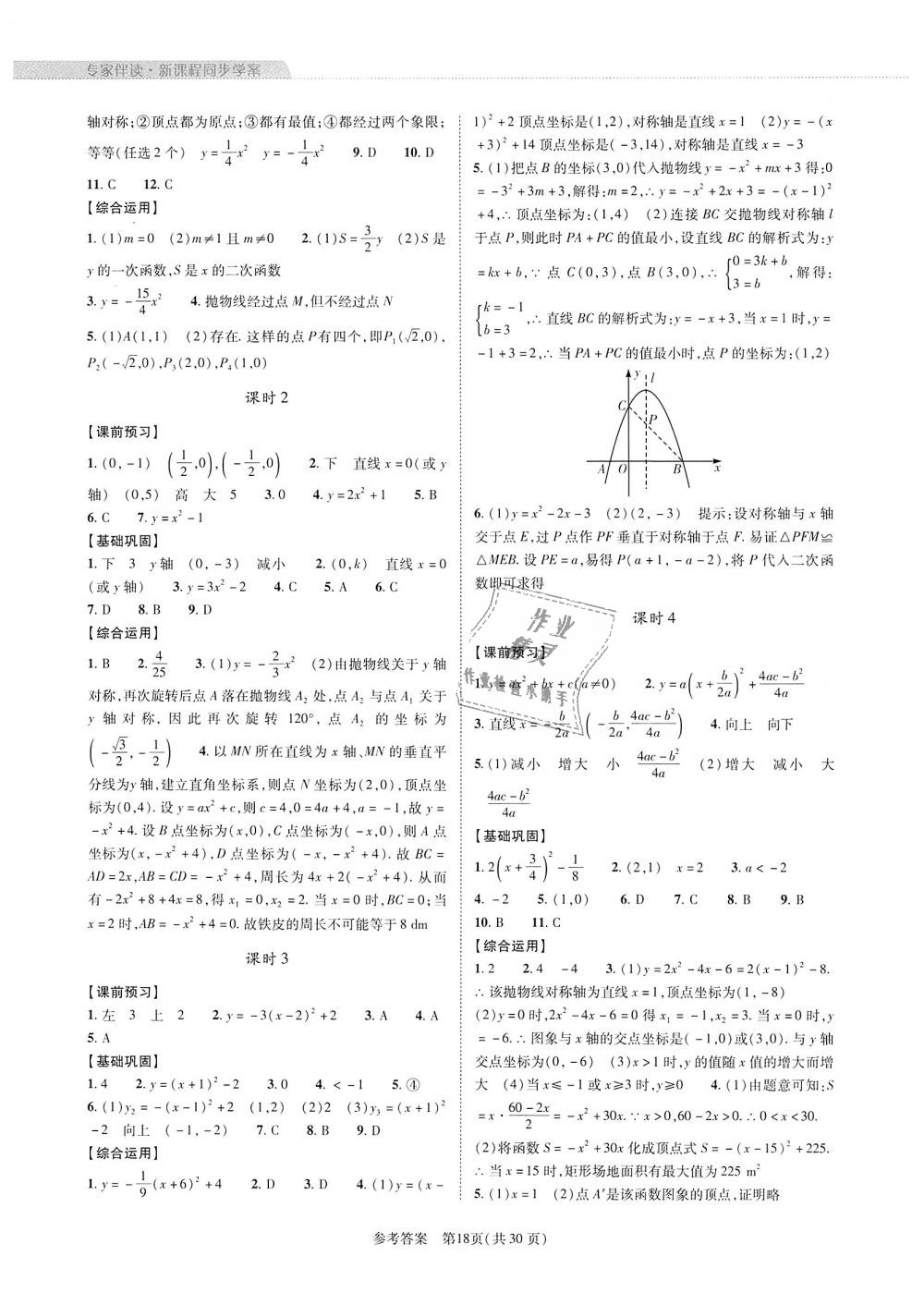 2018年新課程同步學(xué)案九年級(jí)數(shù)學(xué)全一冊(cè)北師大版 第18頁