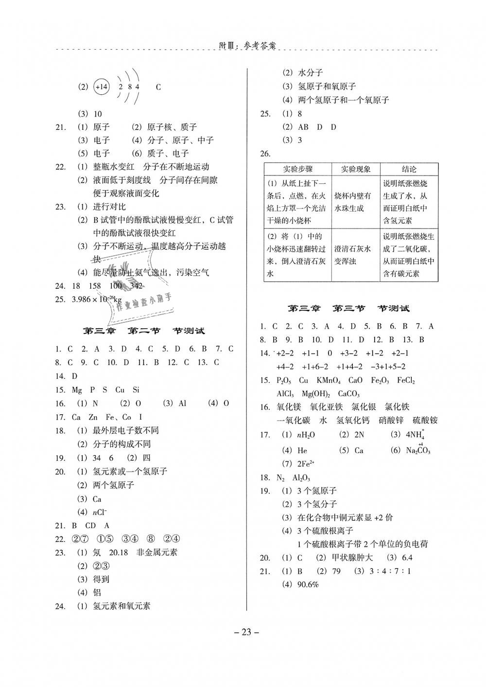 2018年啟文引路九年級化學(xué)上冊滬教版 第23頁