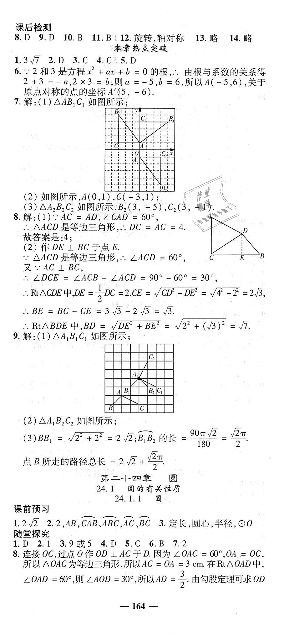 2018年高效學(xué)案金典課堂九年級(jí)數(shù)學(xué)上冊(cè)人教版 第20頁(yè)