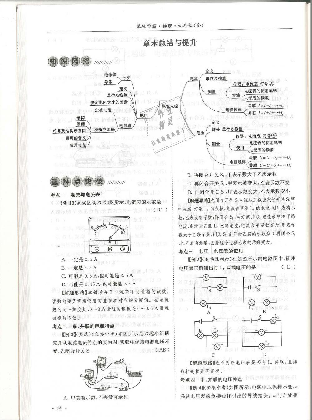 2018年蓉城學(xué)霸九年級(jí)物理全一冊(cè)教科版 第54頁