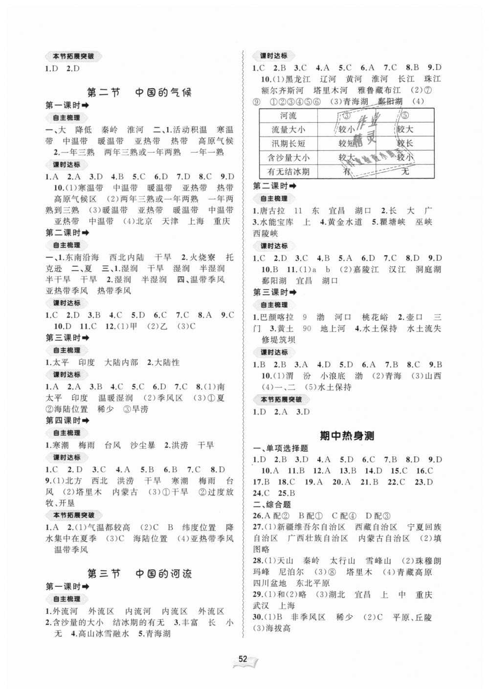 2018年新課程學(xué)習(xí)與測評同步學(xué)習(xí)八年級地理上冊湘教版 第2頁