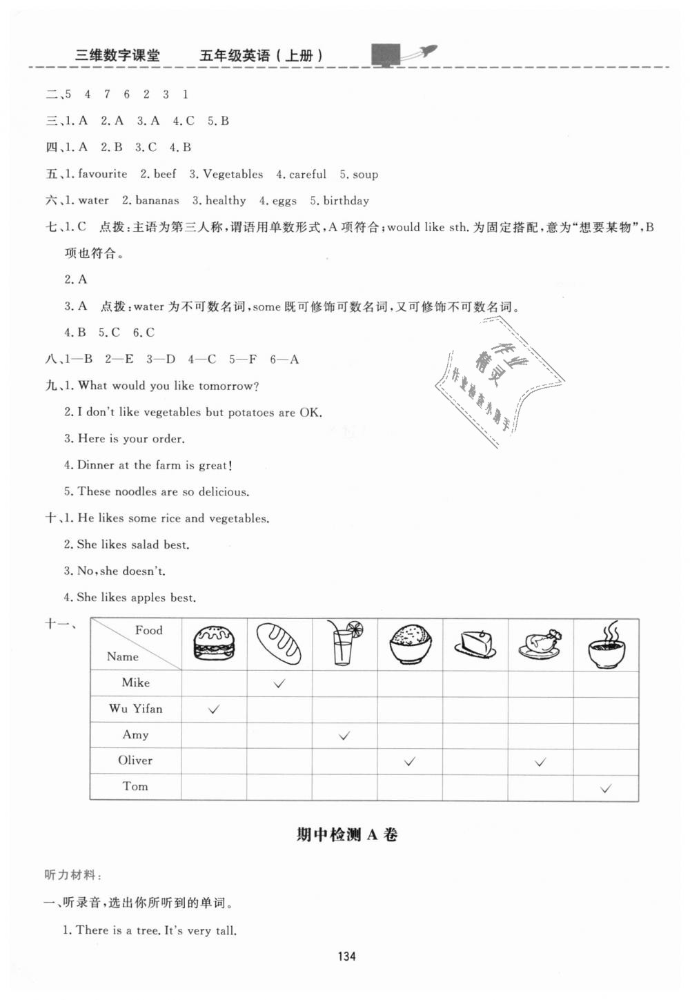 2018年三維數(shù)字課堂五年級英語上冊人教PEP版 第16頁