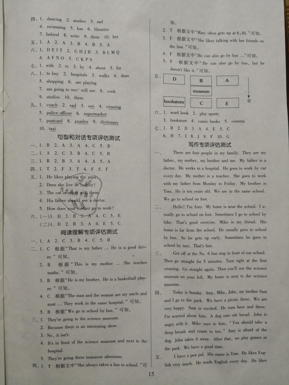 2018年新思維伴你學(xué)六年級英語上冊人教版 第15頁