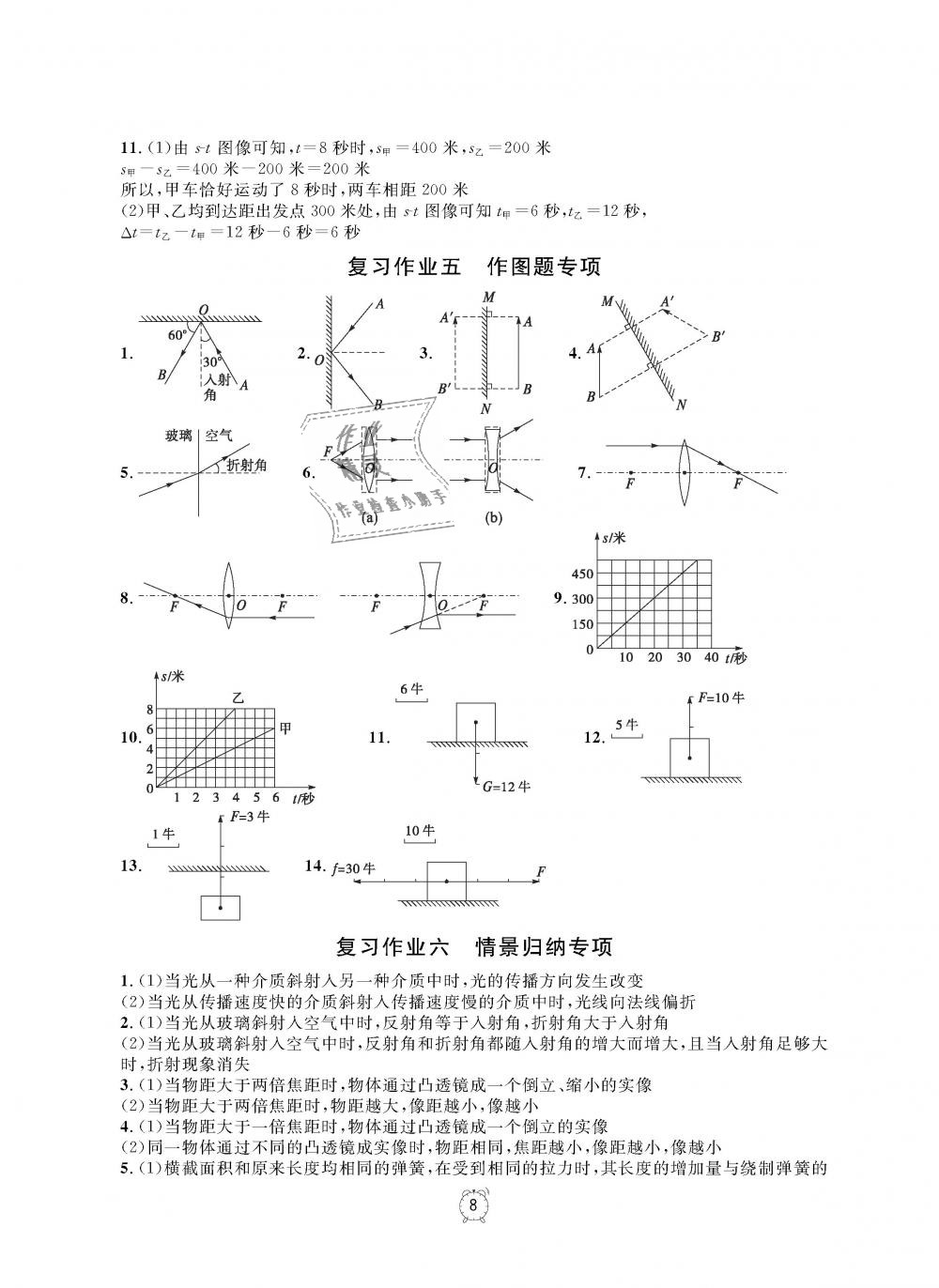 2018年上海作業(yè)八年級(jí)物理上冊(cè) 第8頁(yè)