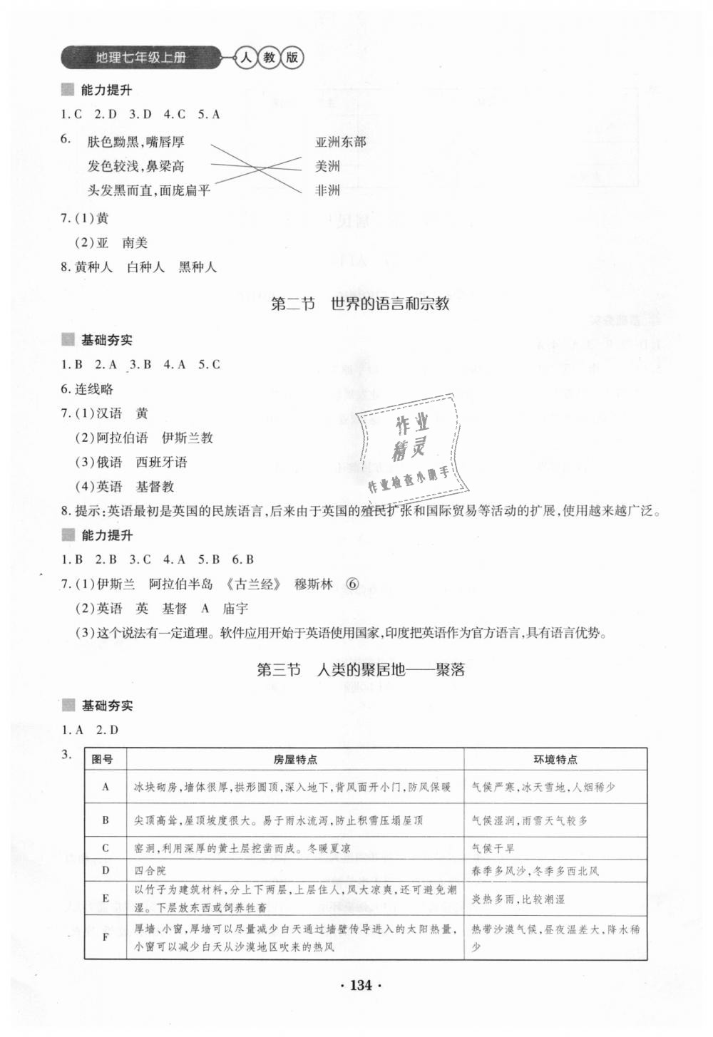 2018年一課一練創(chuàng)新練習七年級地理上冊人教版 第12頁