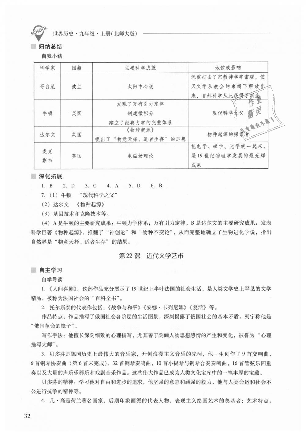 2018年新課程問題解決導(dǎo)學(xué)方案九年級世界歷史上冊北師大版 第32頁