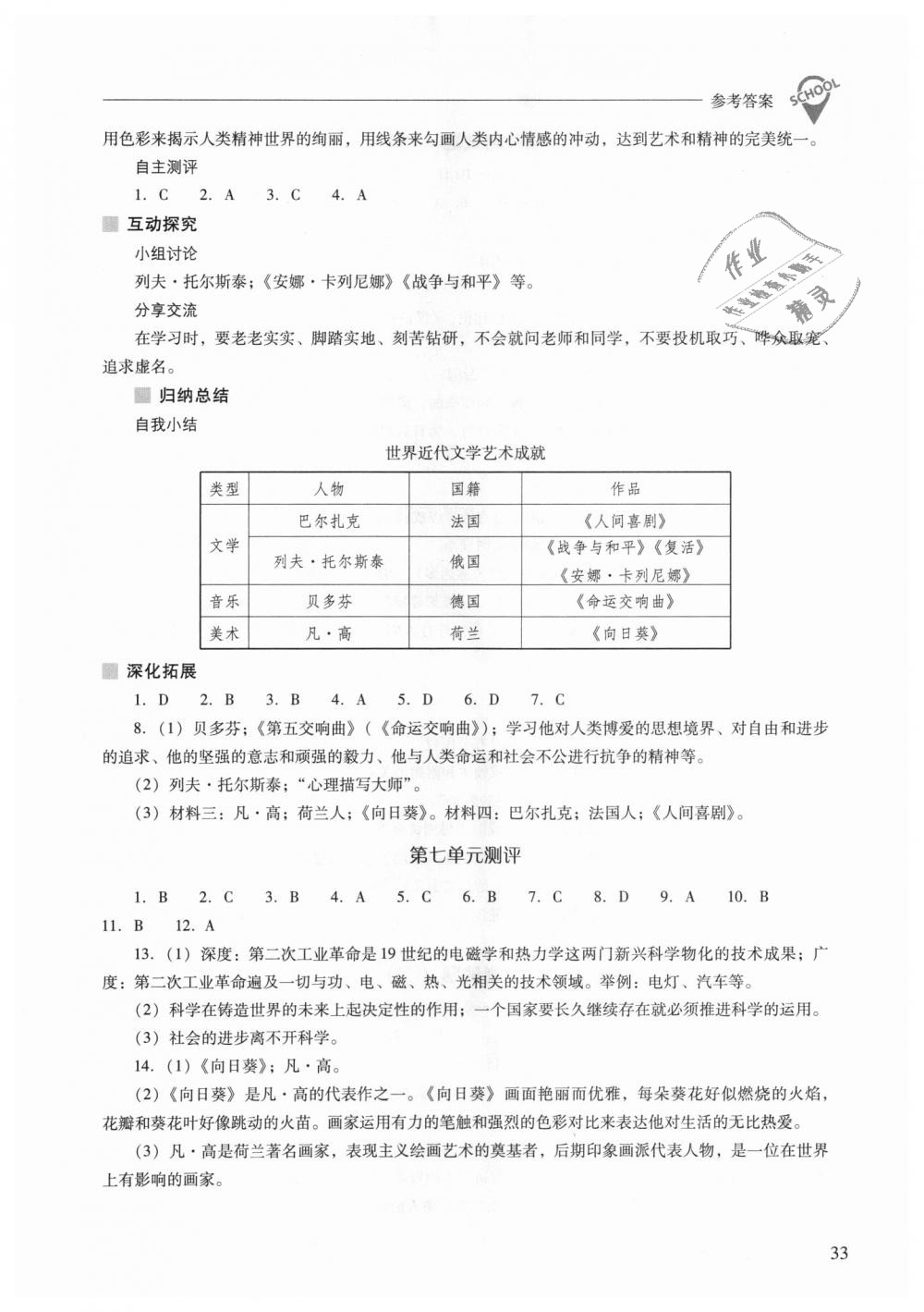 2018年新課程問題解決導學方案九年級世界歷史上冊北師大版 第33頁