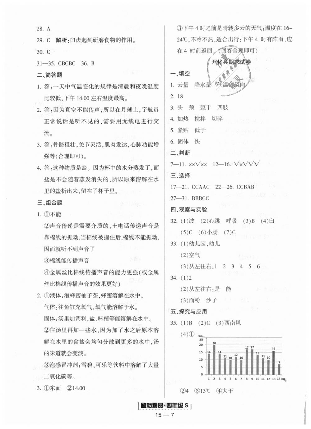 2018年勵(lì)耘書業(yè)浙江期末四年級(jí)科學(xué)上冊(cè)教科版 第7頁(yè)