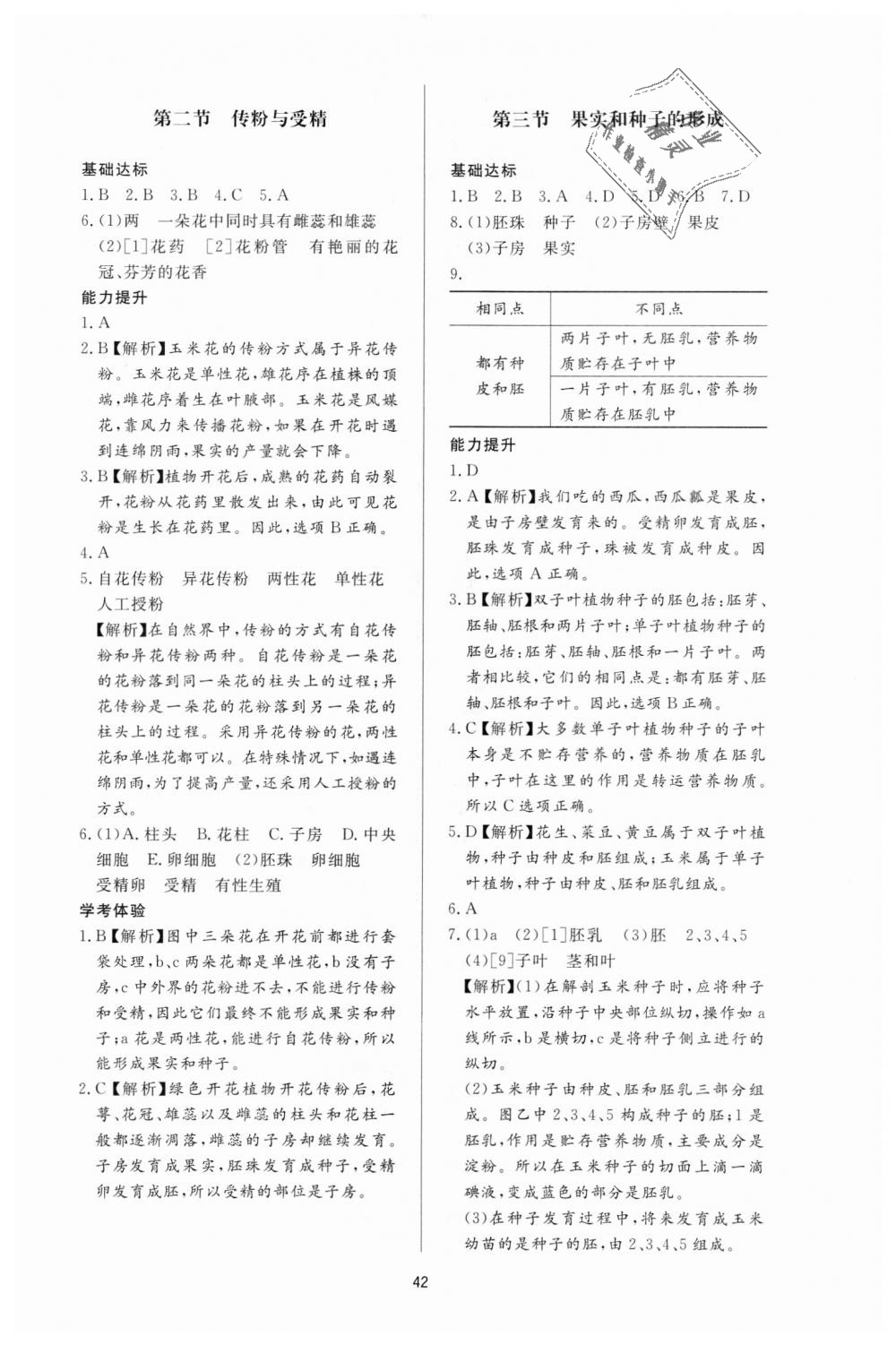 2018年新課程學(xué)習(xí)與檢測八年級(jí)生物學(xué)上冊人教版 第2頁