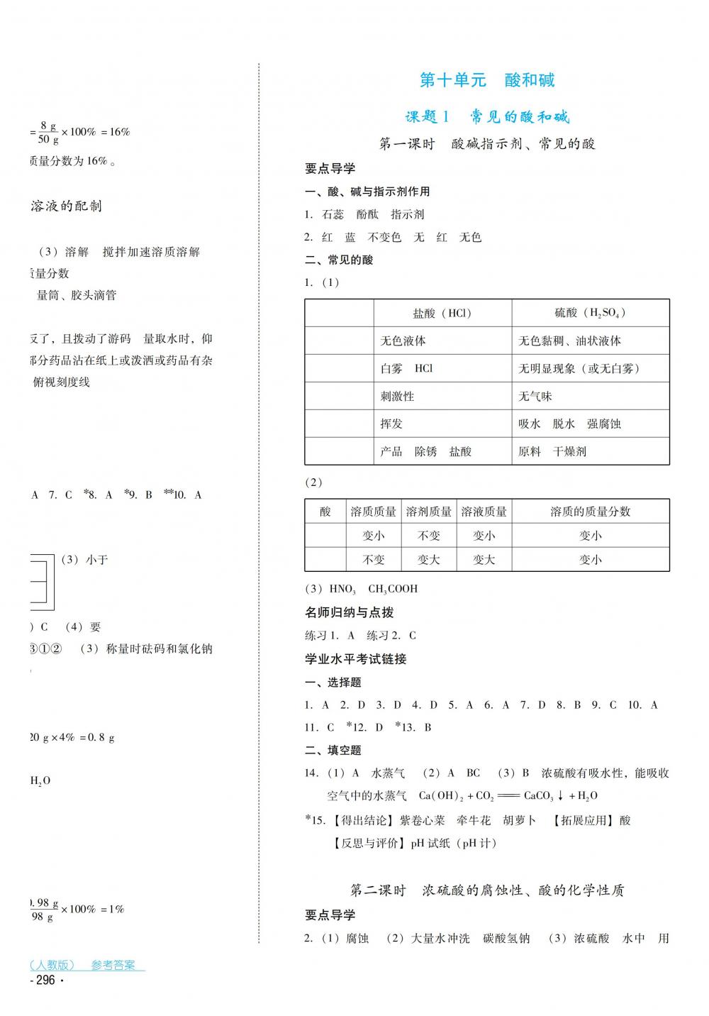 2018秋云南省標(biāo)準(zhǔn)教輔優(yōu)佳學(xué)案化學(xué)九年級全一冊人教版 第28頁