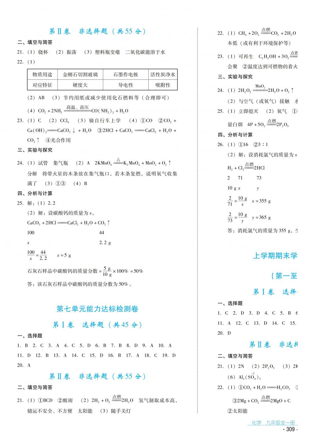 2018秋云南省標(biāo)準(zhǔn)教輔優(yōu)佳學(xué)案化學(xué)九年級全一冊人教版 第41頁