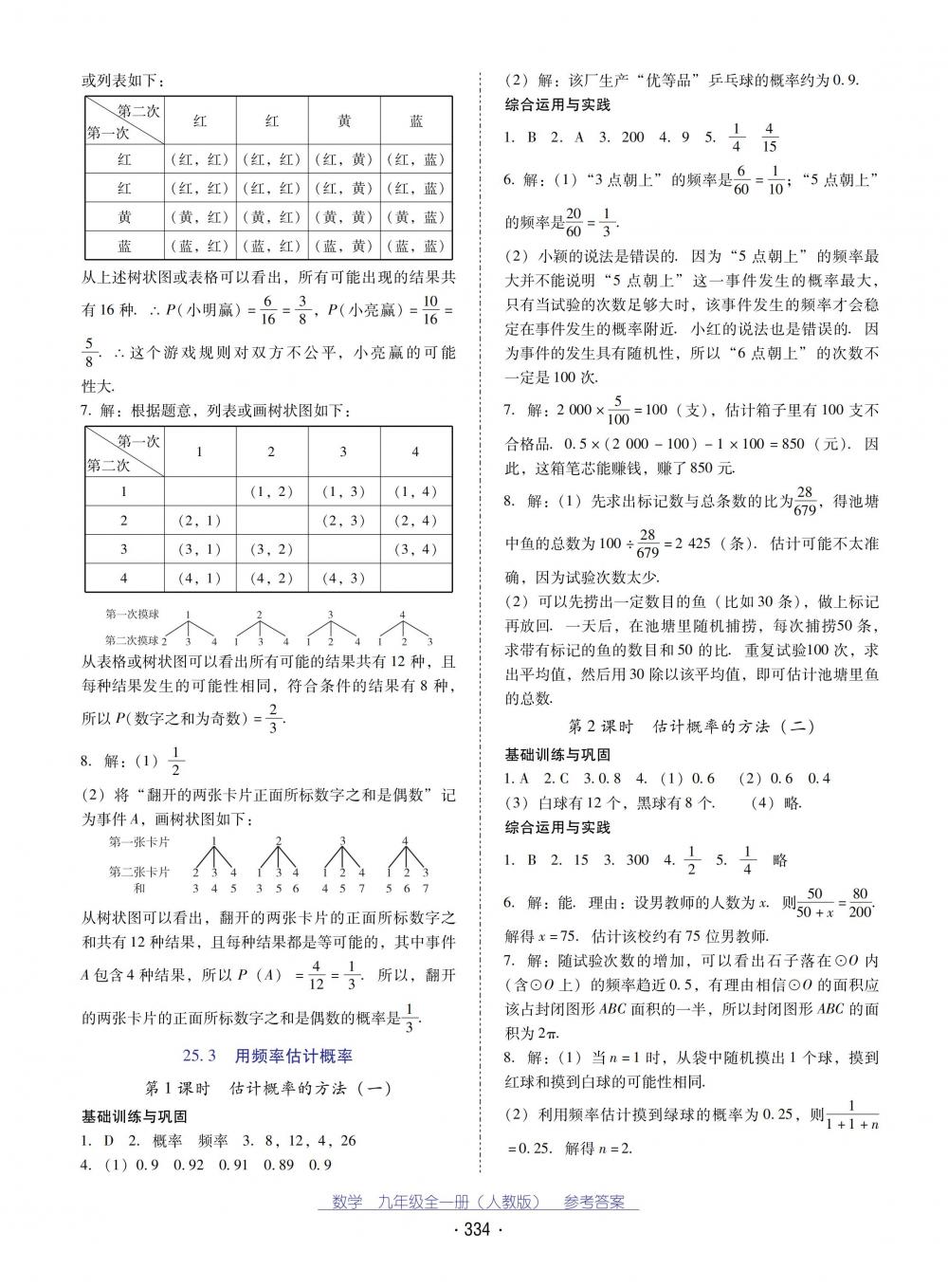 2018秋云南省標準教輔優(yōu)佳學(xué)案數(shù)學(xué)九年級全一冊人教版 第18頁