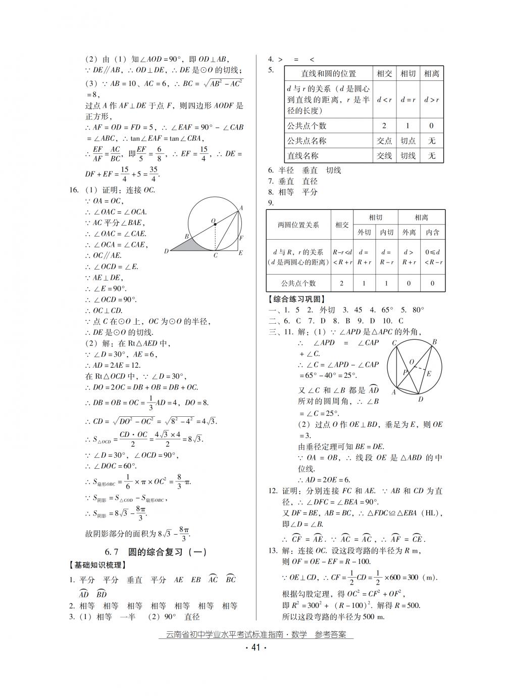 2018秋云南初中學(xué)業(yè)水平考試數(shù)學(xué)總復(fù)習(xí) 第41頁