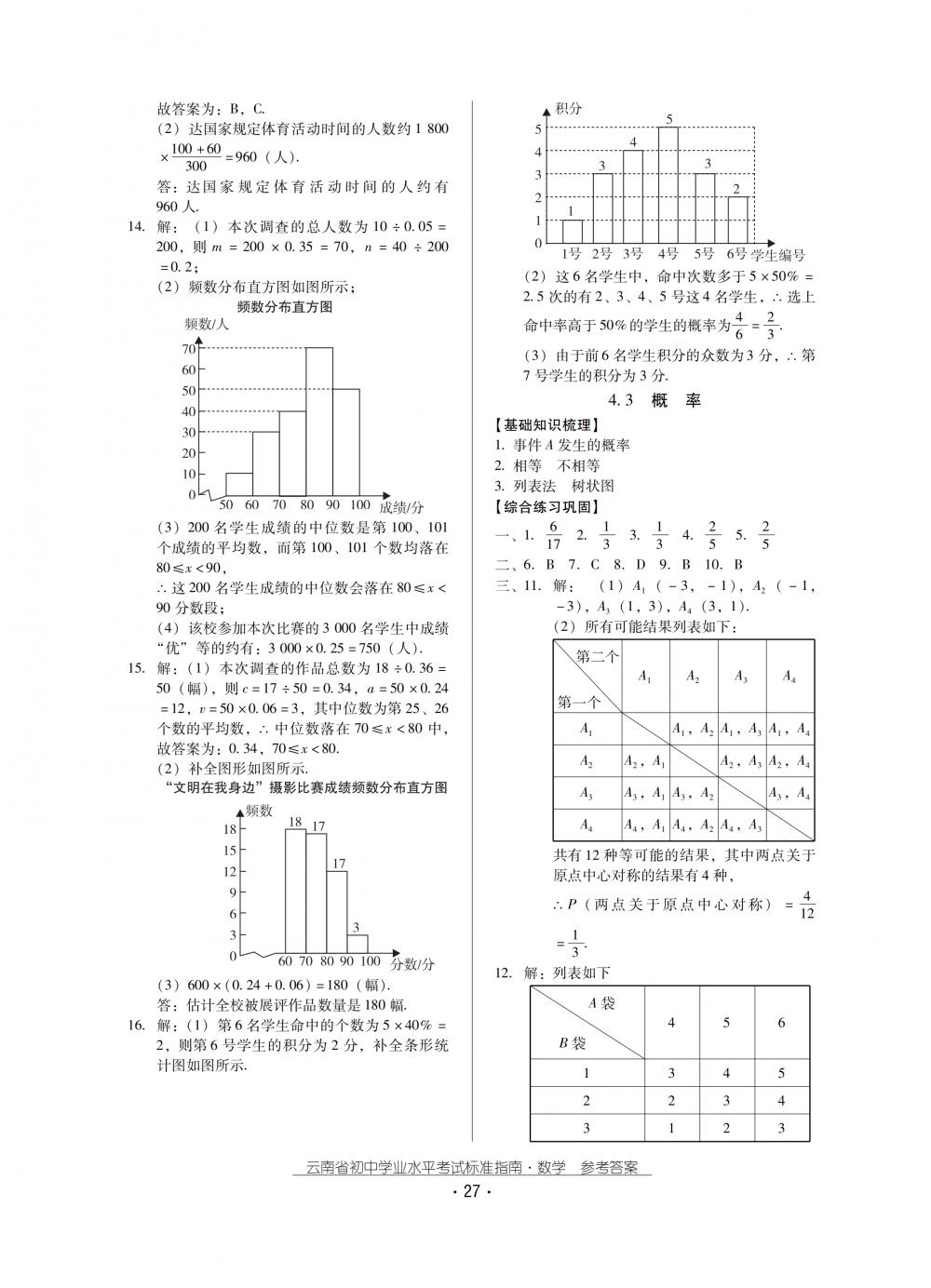 2018秋云南初中學(xué)業(yè)水平考試數(shù)學(xué)總復(fù)習(xí) 第27頁