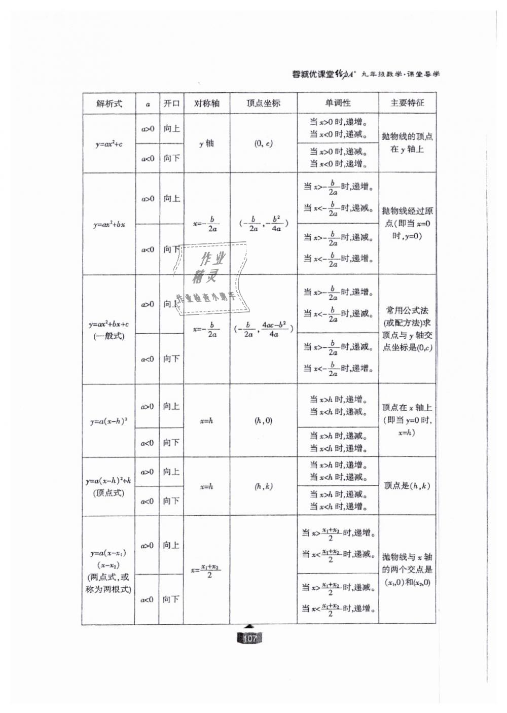 2018年蓉城課堂給力A加九年級數學全一冊北師大版 第107頁