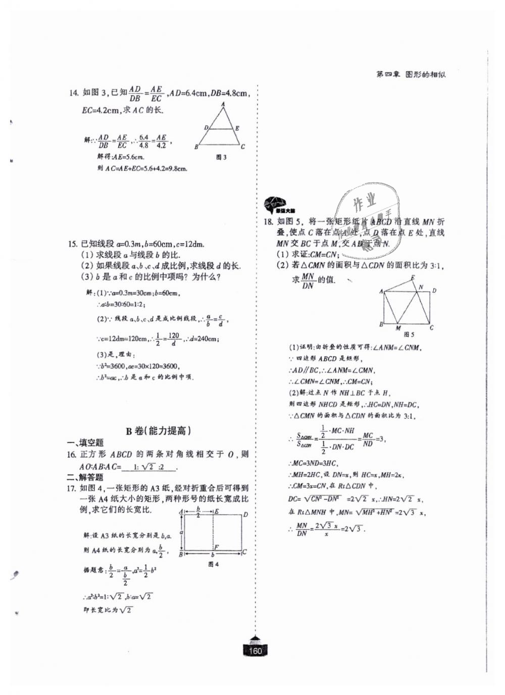 2018年蓉城課堂給力A加九年級數(shù)學(xué)全一冊北師大版 第161頁