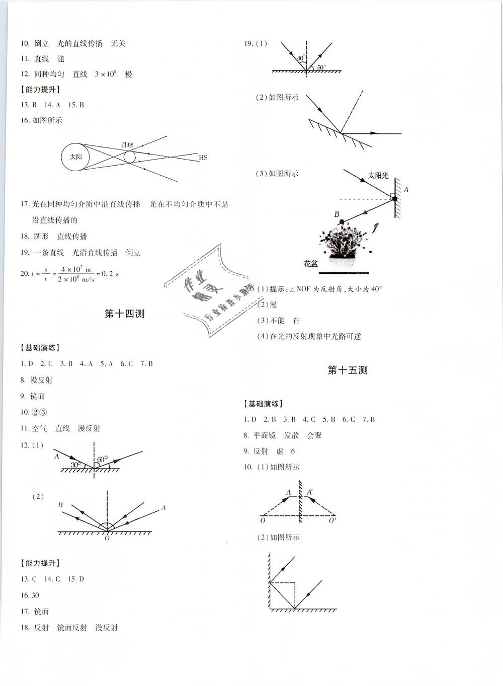 2018年优学1+1评价与测试八年级物理上册 第16页