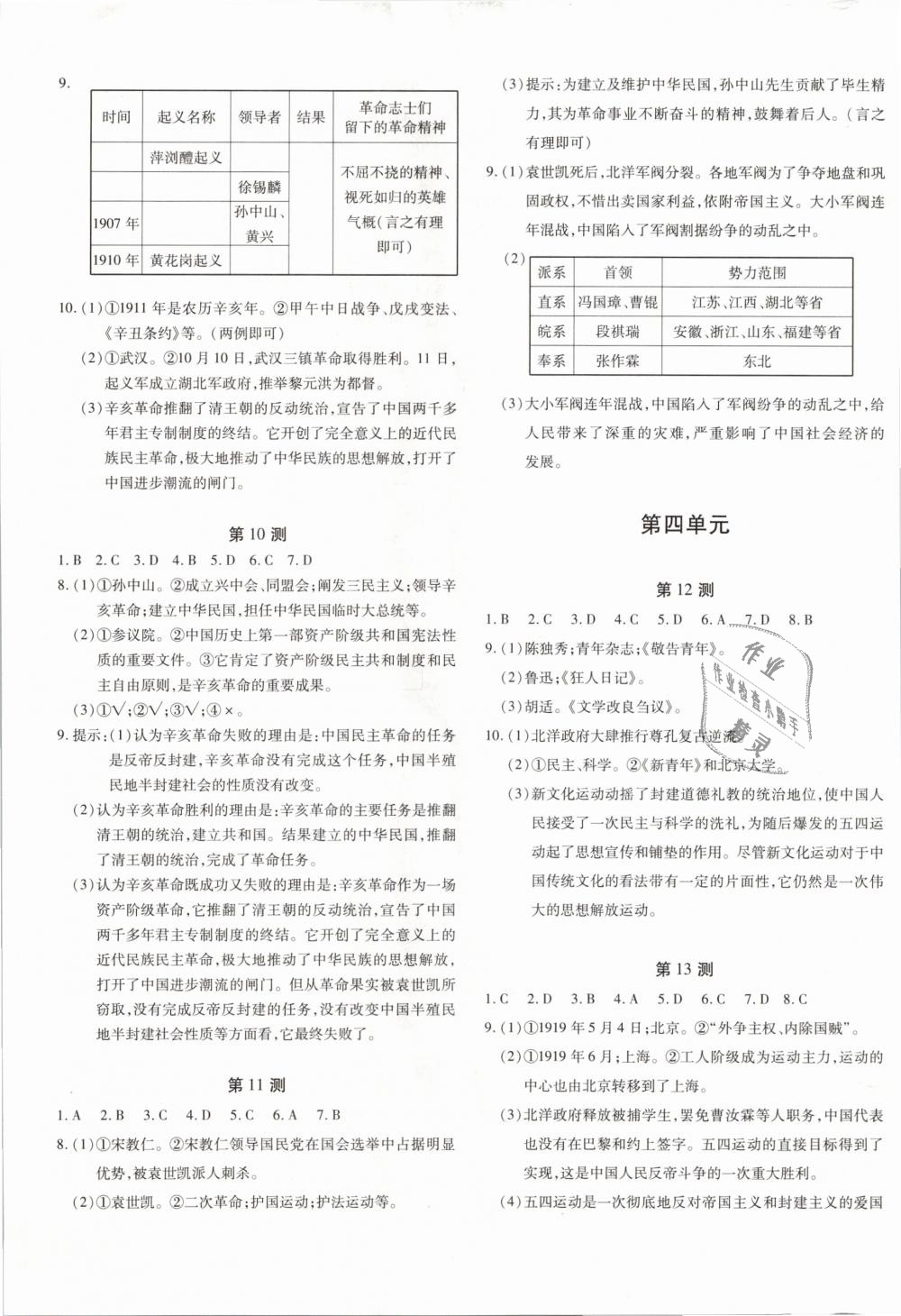 2018年優(yōu)學(xué)1+1評(píng)價(jià)與測(cè)試八年級(jí)歷史上冊(cè) 第9頁(yè)