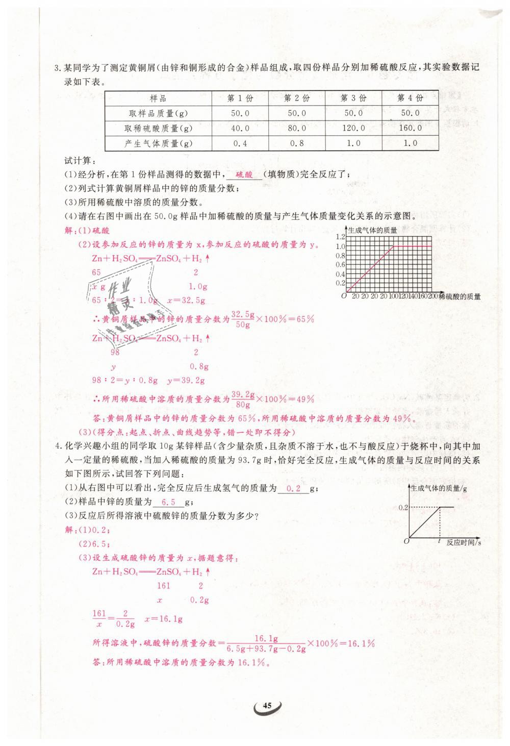 2019年思維新觀察九年級(jí)化學(xué)下冊(cè)人教版 第45頁(yè)