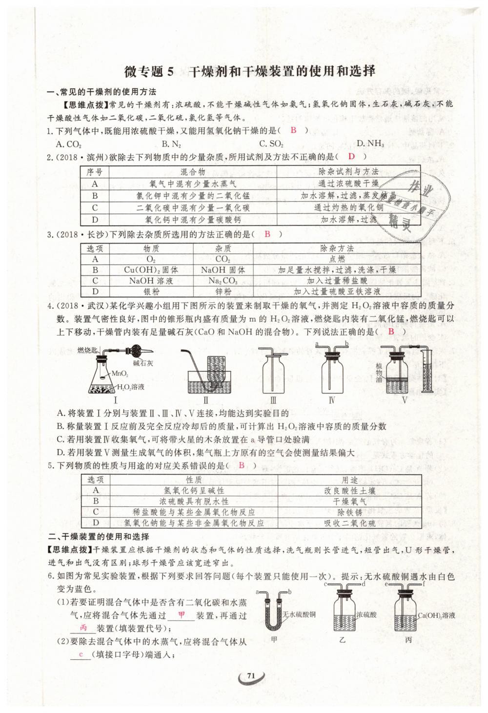 2019年思維新觀察九年級化學下冊人教版 第71頁