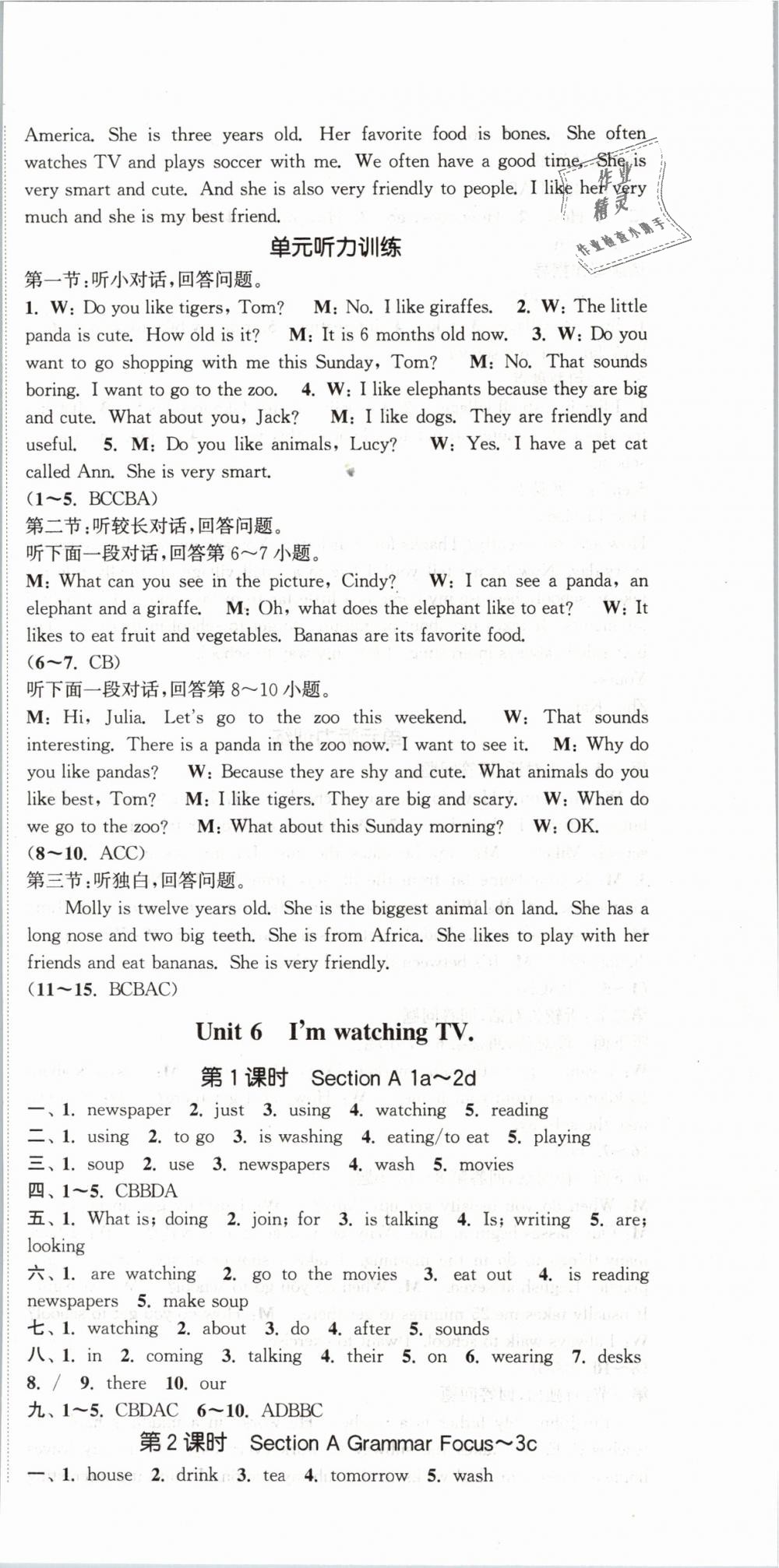 2019年通城學(xué)典課時作業(yè)本七年級英語下冊人教版浙江專用 第12頁