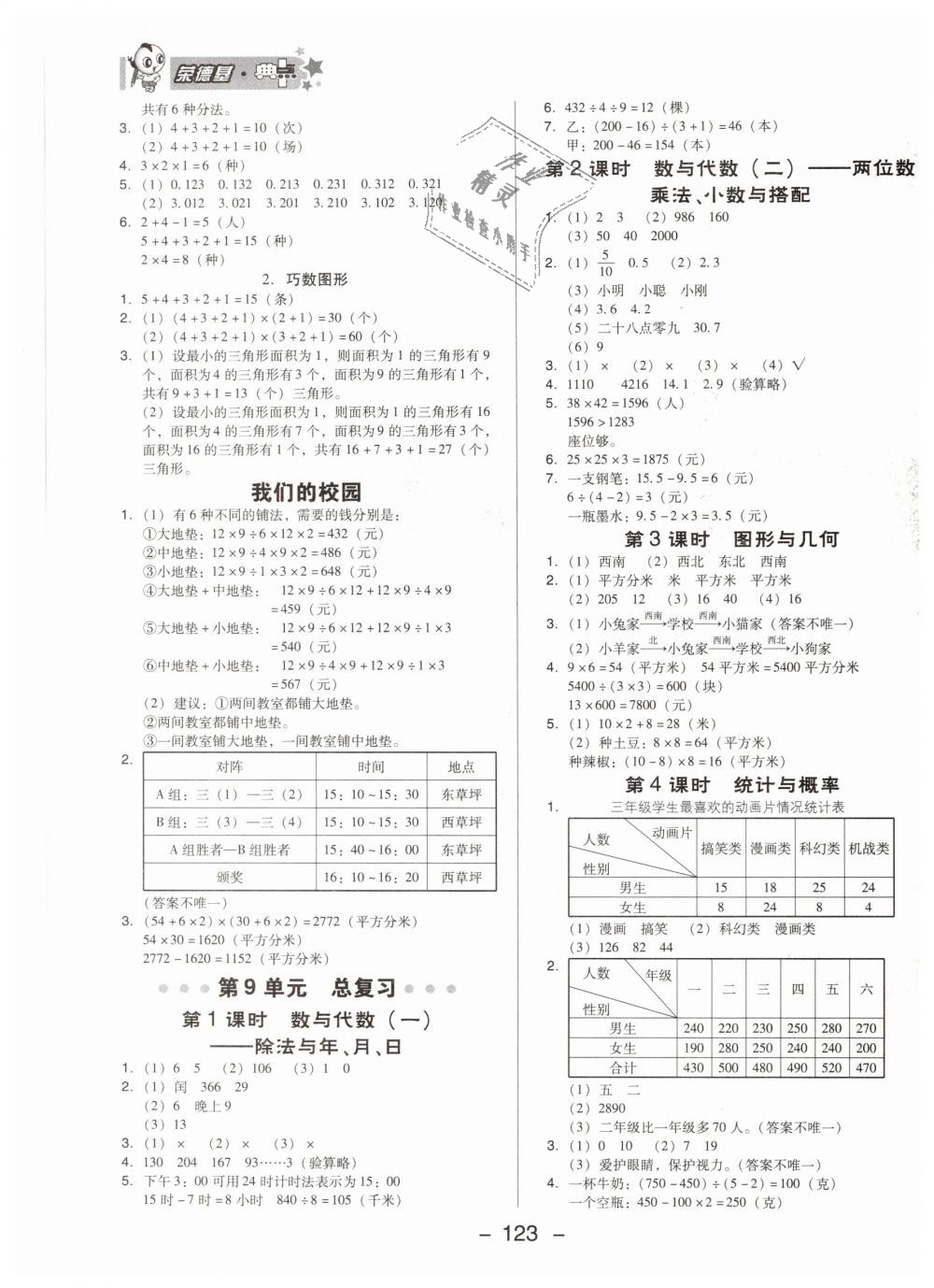 2019年綜合應(yīng)用創(chuàng)新題典中點(diǎn)三年級(jí)數(shù)學(xué)下冊(cè)人教版 第15頁(yè)