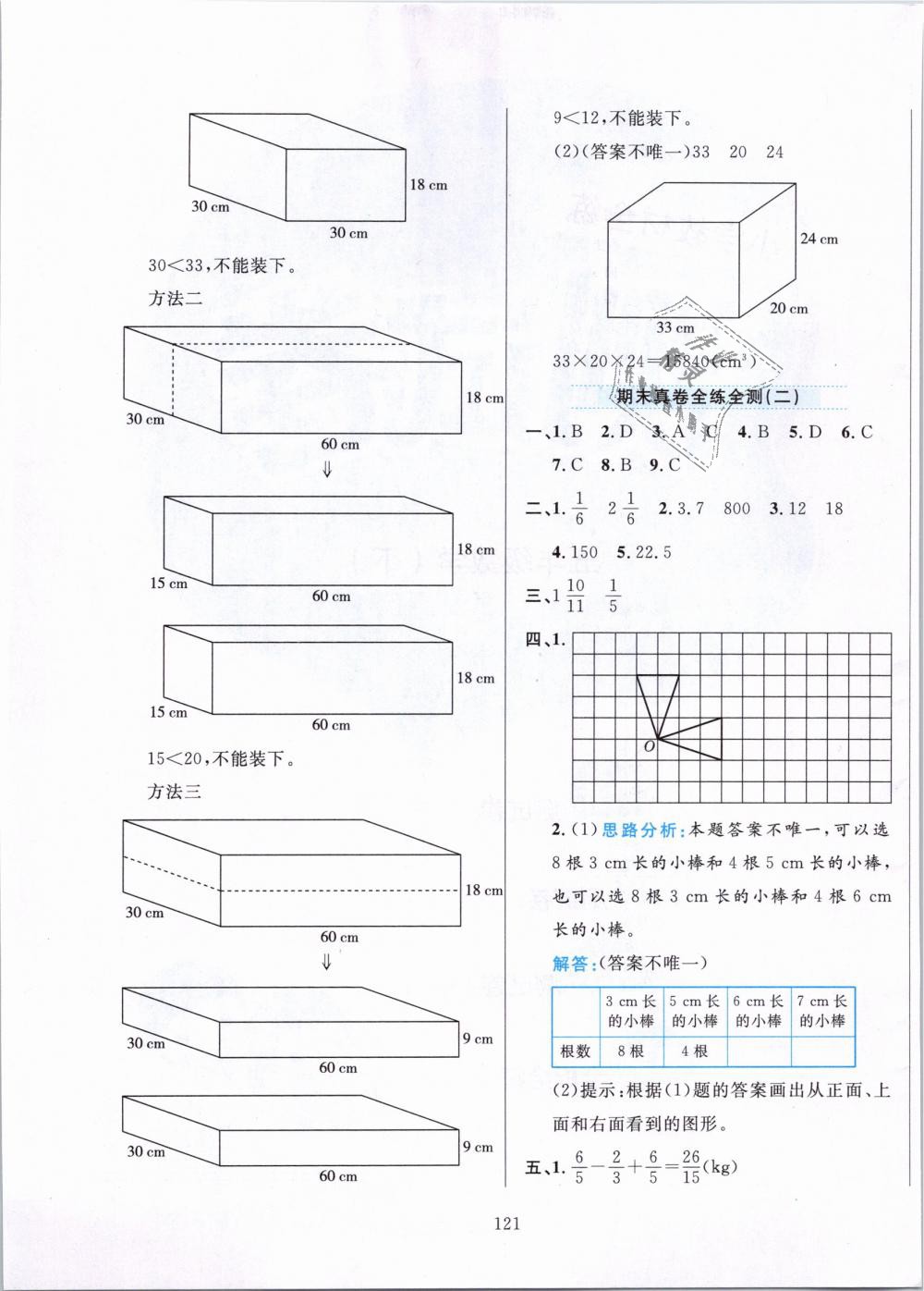 2019年小學(xué)教材全練五年級(jí)數(shù)學(xué)下冊(cè)人教版 第21頁