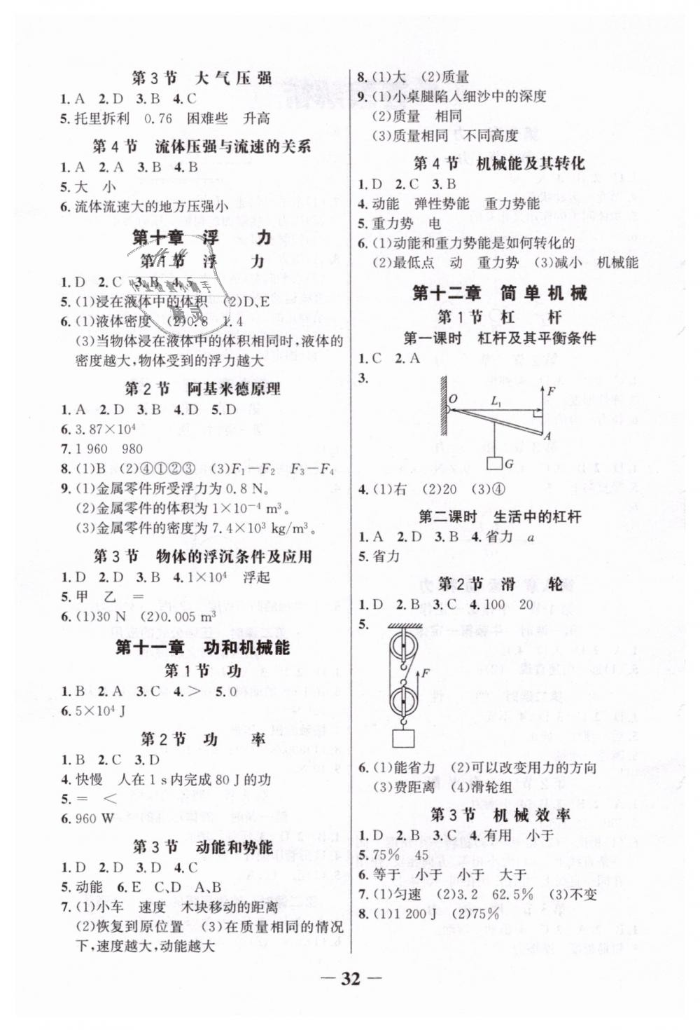 2019年世紀金榜金榜學案八年級物理下冊人教版 第18頁