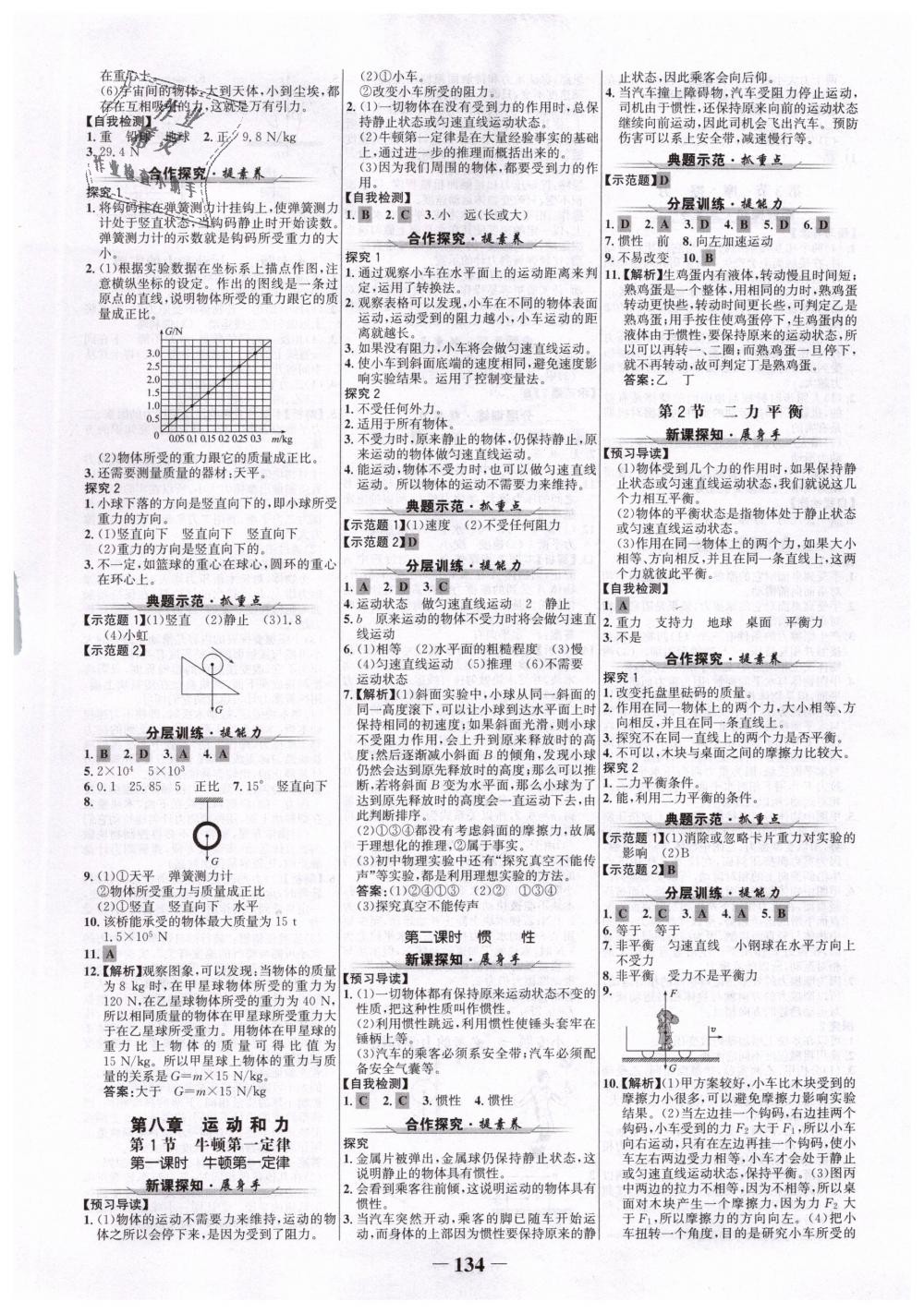 2019年世紀金榜金榜學案八年級物理下冊人教版 第2頁