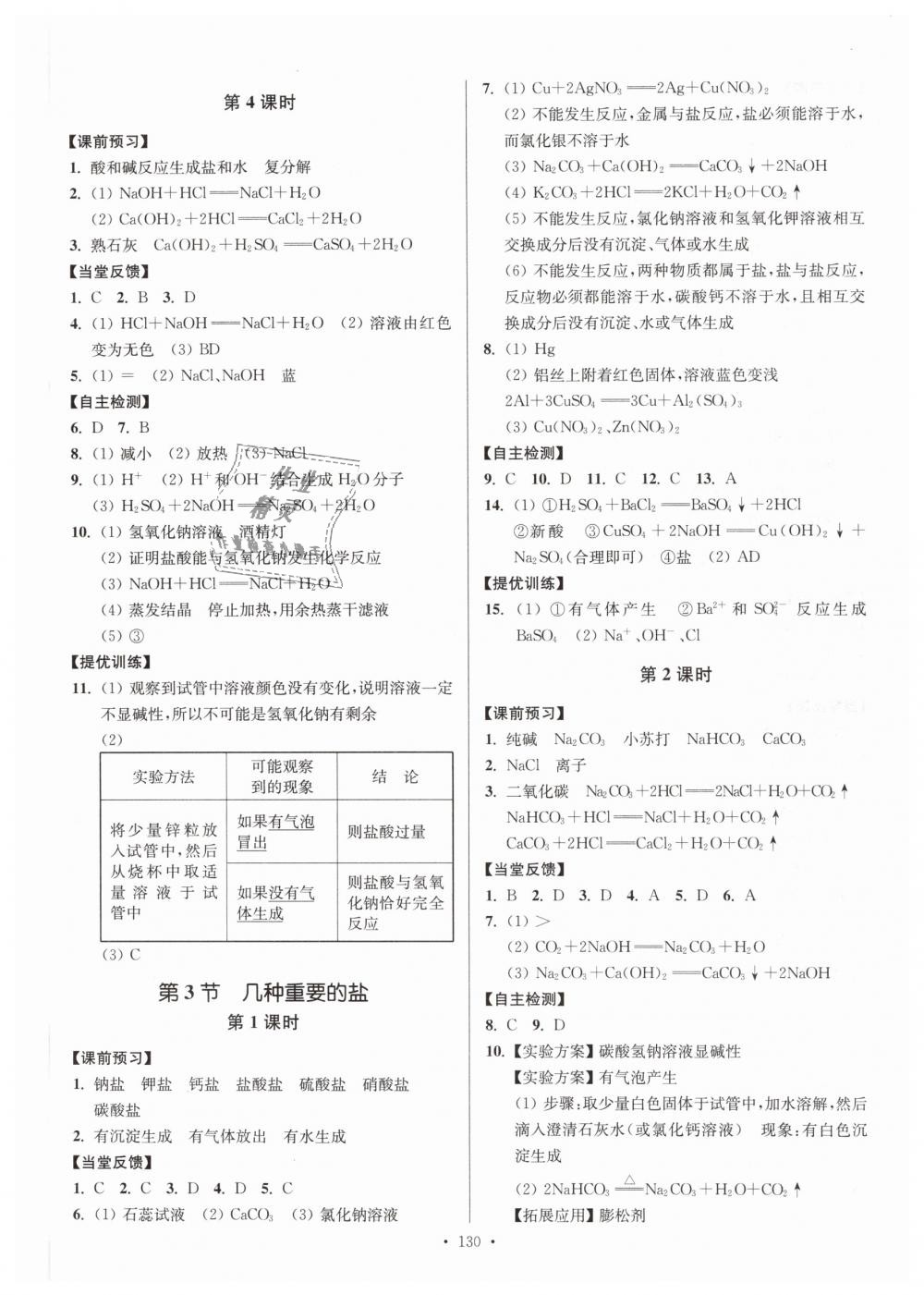 2019年南通小題課時作業(yè)本九年級化學(xué)下冊滬教版 第6頁