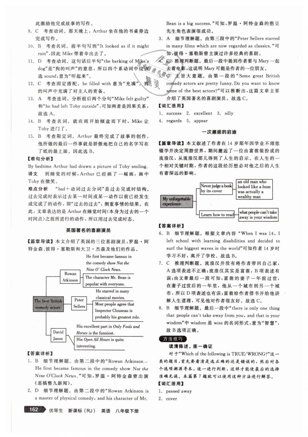 2019年全品優(yōu)等生八年級英語下冊人教版 第32頁